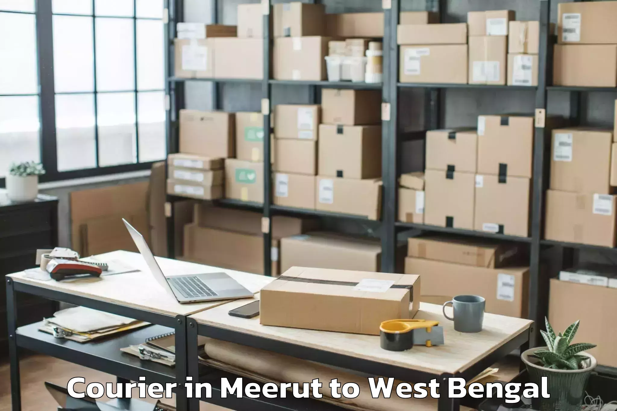 Discover Meerut to Pingla Courier